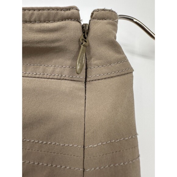 Athleta Soho Skort, Abalone tan  SIZE 4       v/70026462 back phone pocket zpper - Picture 3 of 11